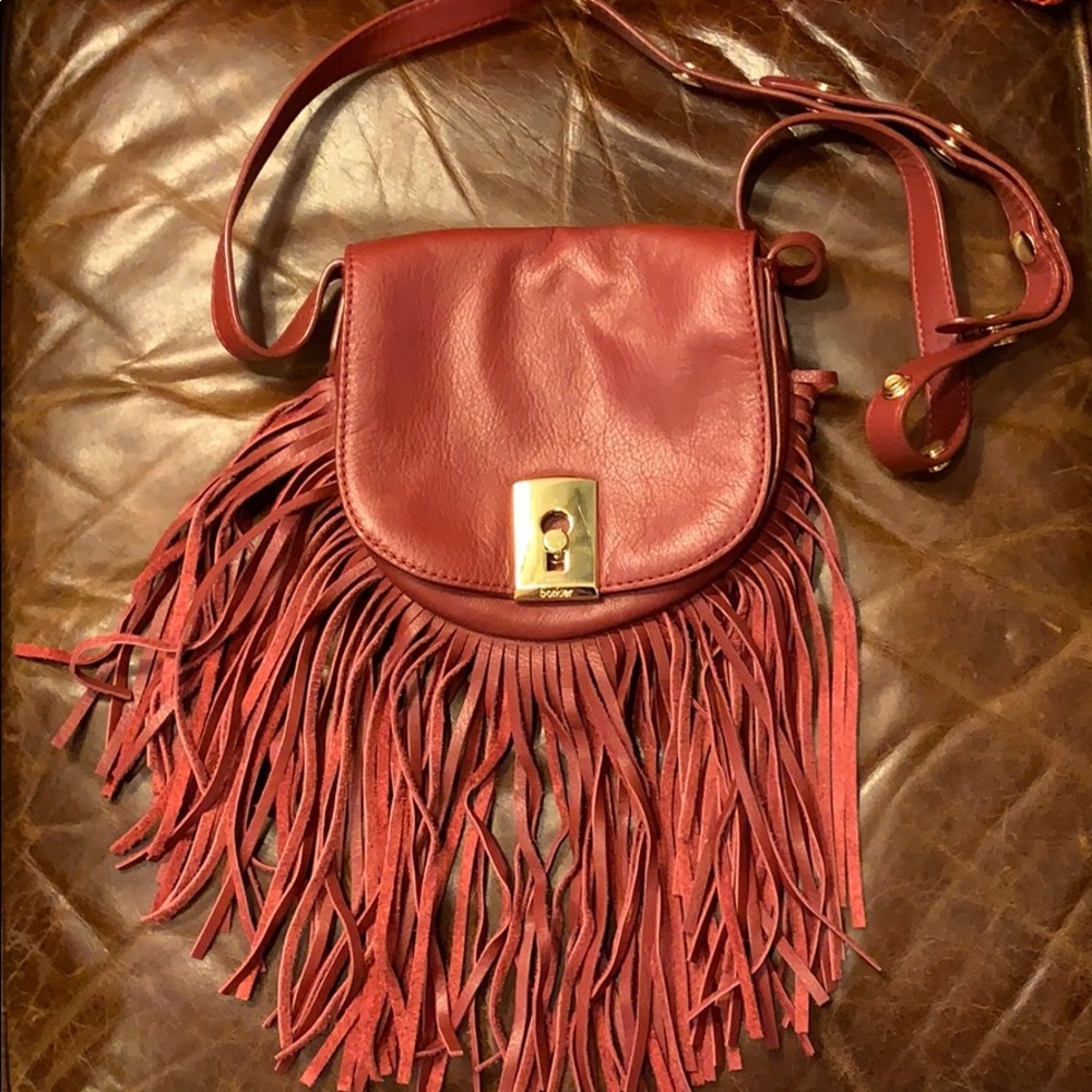 Botkier crossbody, red fringe